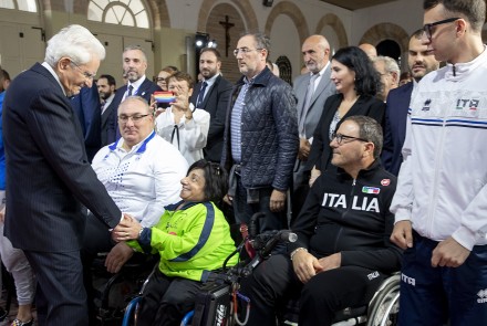  Sergio Mattarella a Taranto inagura il Festival della cultura paralimpica